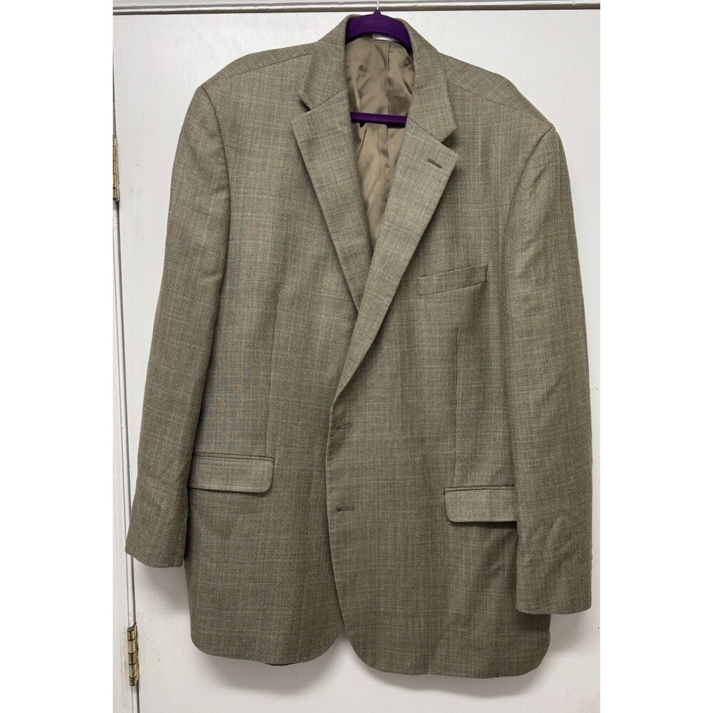 VTG Lauren Ralph Lauren Men’s Wool Silk Suit Jacket Sport Coat 50 L 2 Bttn Close